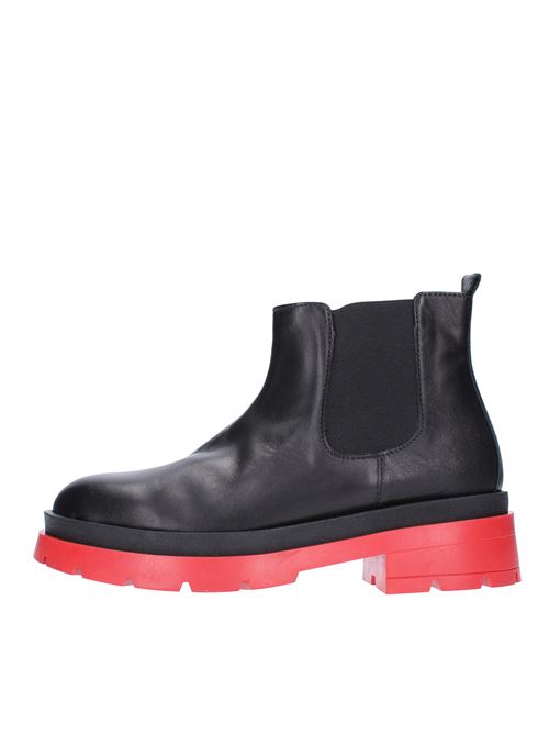 Stivalettio in pelle NCUB | WEAR431NERO ROSSO